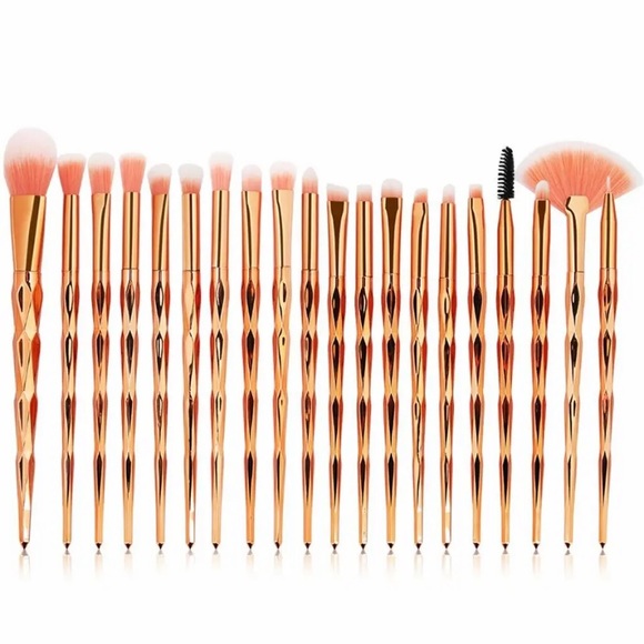 20 Pcs Eye Makeup Brushes Tool Set Eye Shadow Foundation Powder Eyeliner - Picture 6 of 8